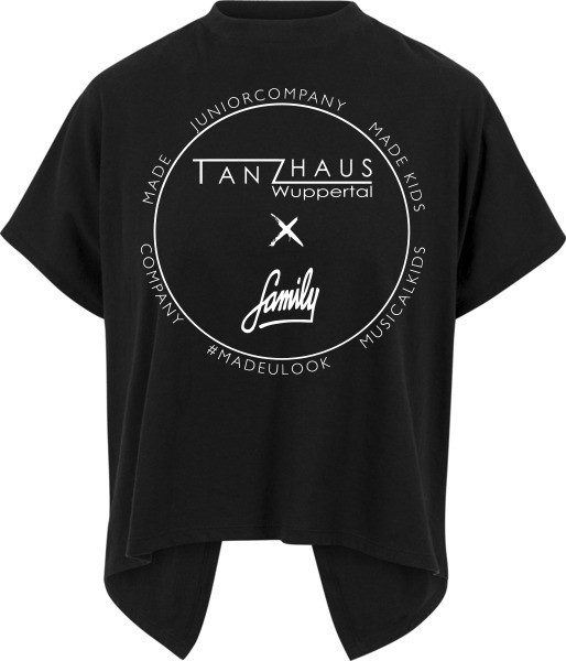 "TANZHAUS X FAMILY" Ladies Overlap Turtleneck Tee