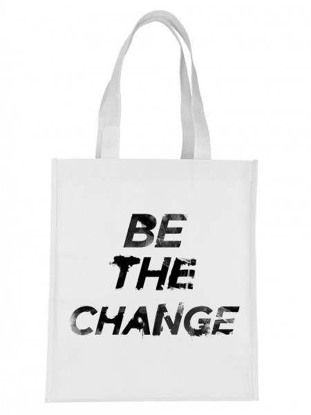 "Be The Change" Jutebeutel