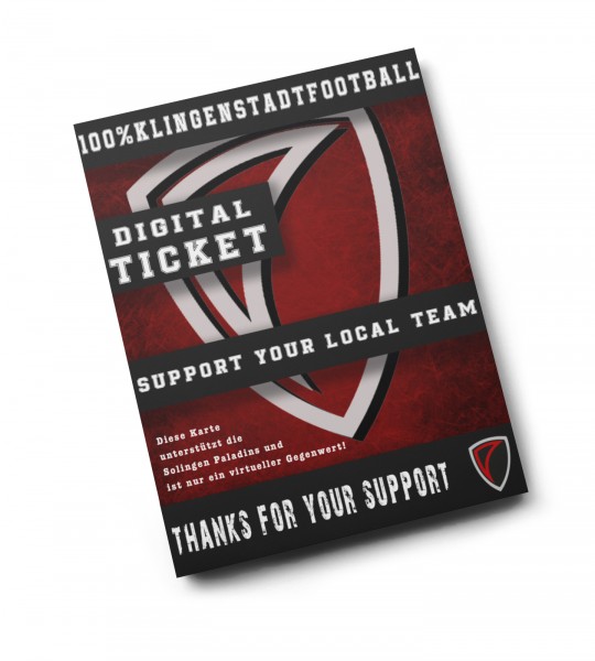 DIGITAL TICKET - 100% Klingenstadtfootball